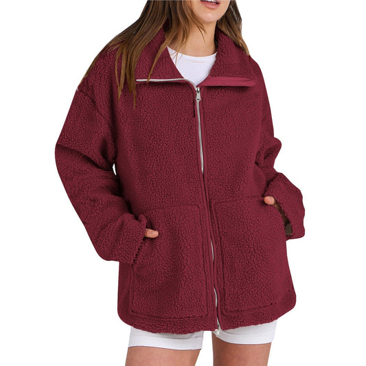 Sherpa Fleece Zip Jacket