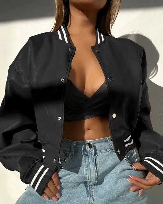 Varsity Bomber Jacket for Women