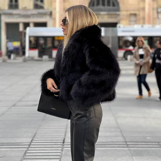 DoRedhea | Elegante warme Felljacke
