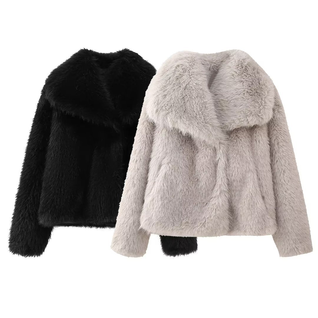 DoRedhea | Elegante warme Felljacke