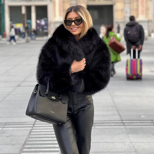 DoRedhea | Elegante warme Felljacke