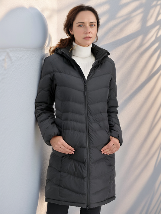 Longline Hooded Puffer Jacket