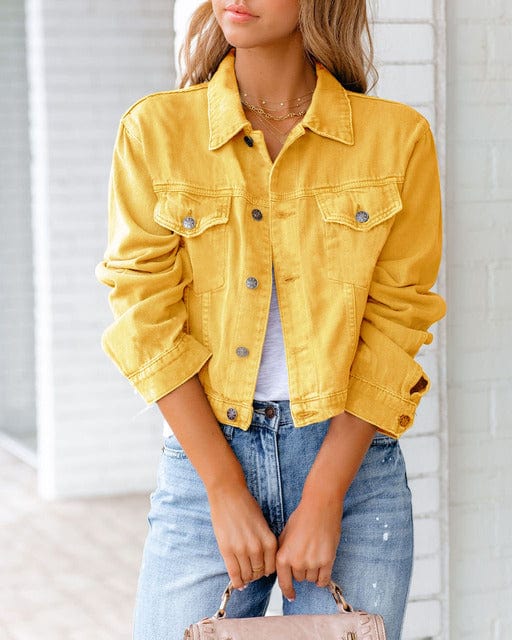 Cropped Denim Jacket