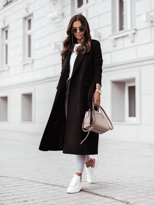 Wool Longline Tailored Overcoat