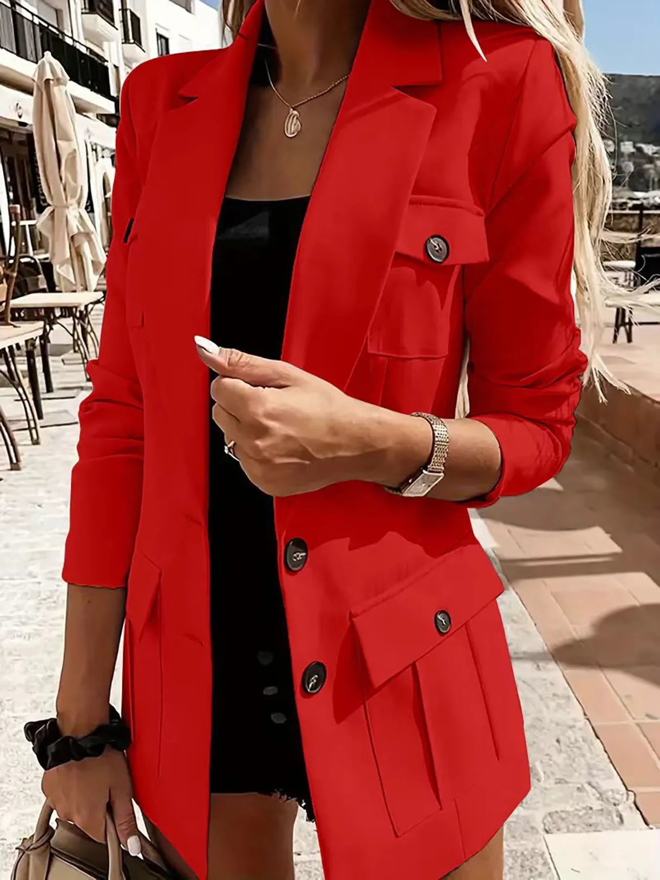 Tailored Blazer Jacket for Women