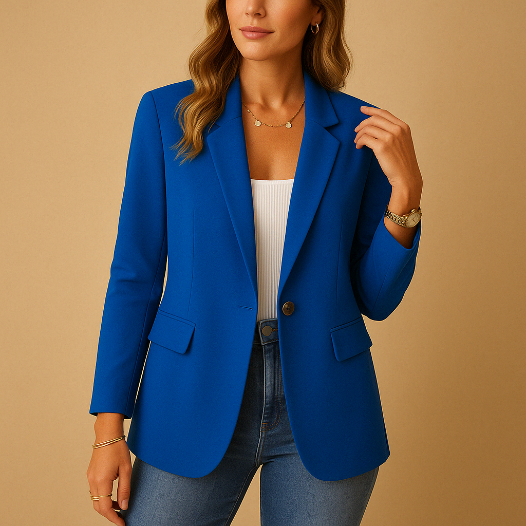 Tailored Single-Breasted Blazer