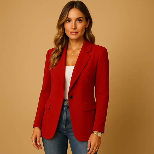 Tailored Single-Breasted Blazer