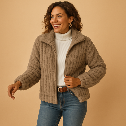 Teddy Wool Jacket for Women