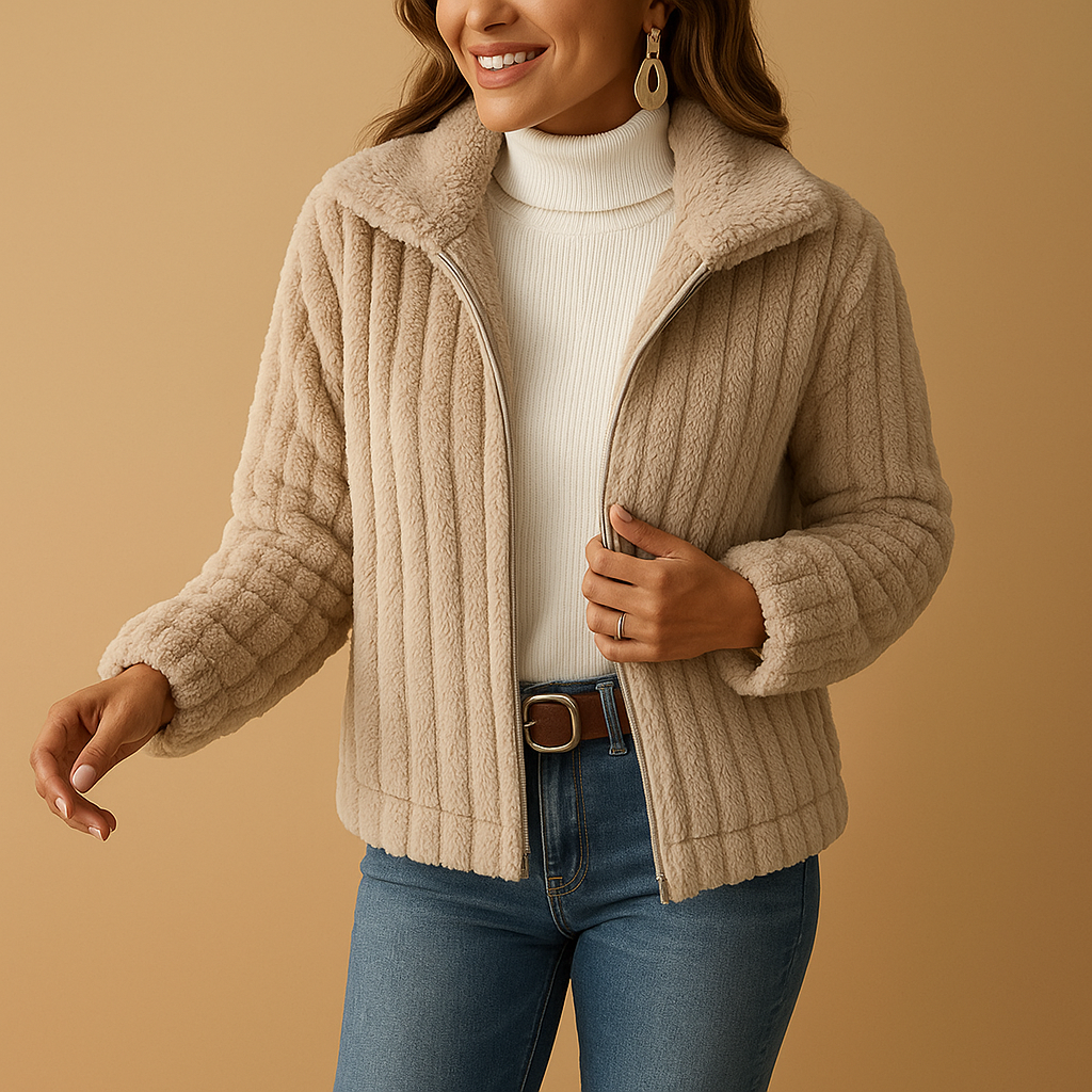 Teddy Wool Jacket for Women
