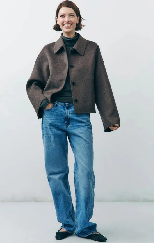 Wool Cropped Jacket