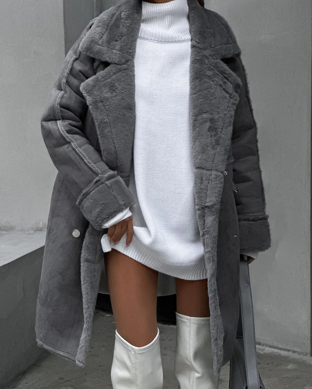 Teddy Wool Coat for Women