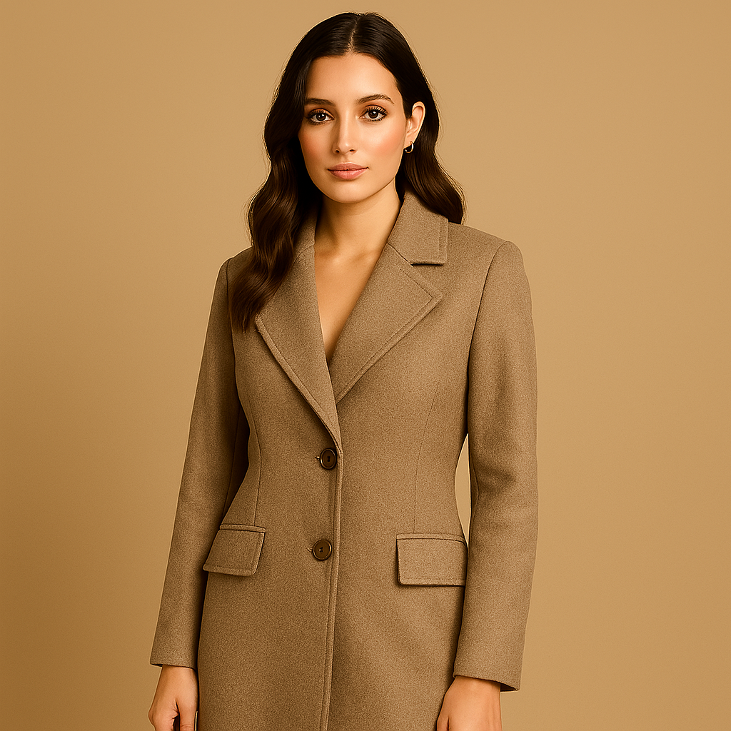 Stone Beige Relaxed Trench Coat