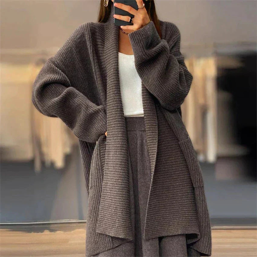 Oversized Knit Cardigan for Women