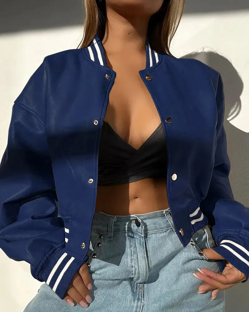 Varsity Bomber Jacket for Women
