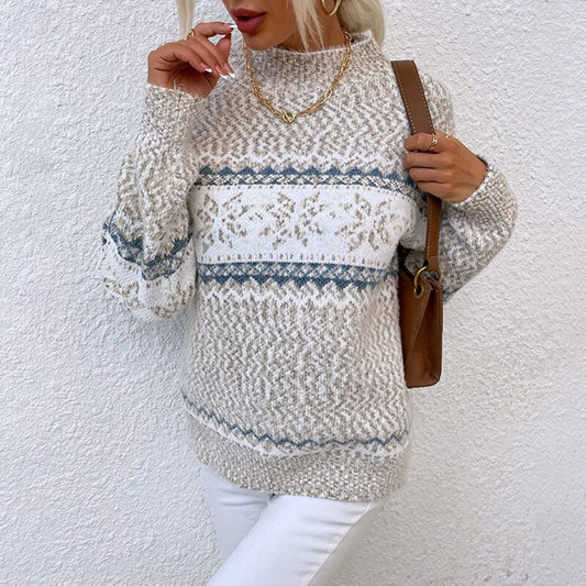Wool Fair Isle Knit Sweater