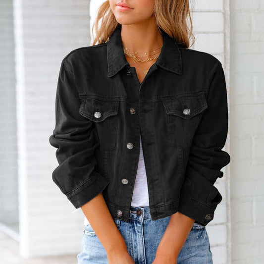 Cropped Denim Jacket