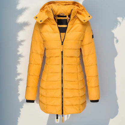 Longline Hooded Puffer Jacket