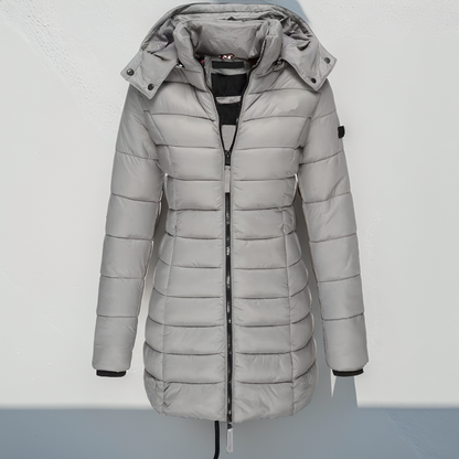 Longline Hooded Puffer Jacket