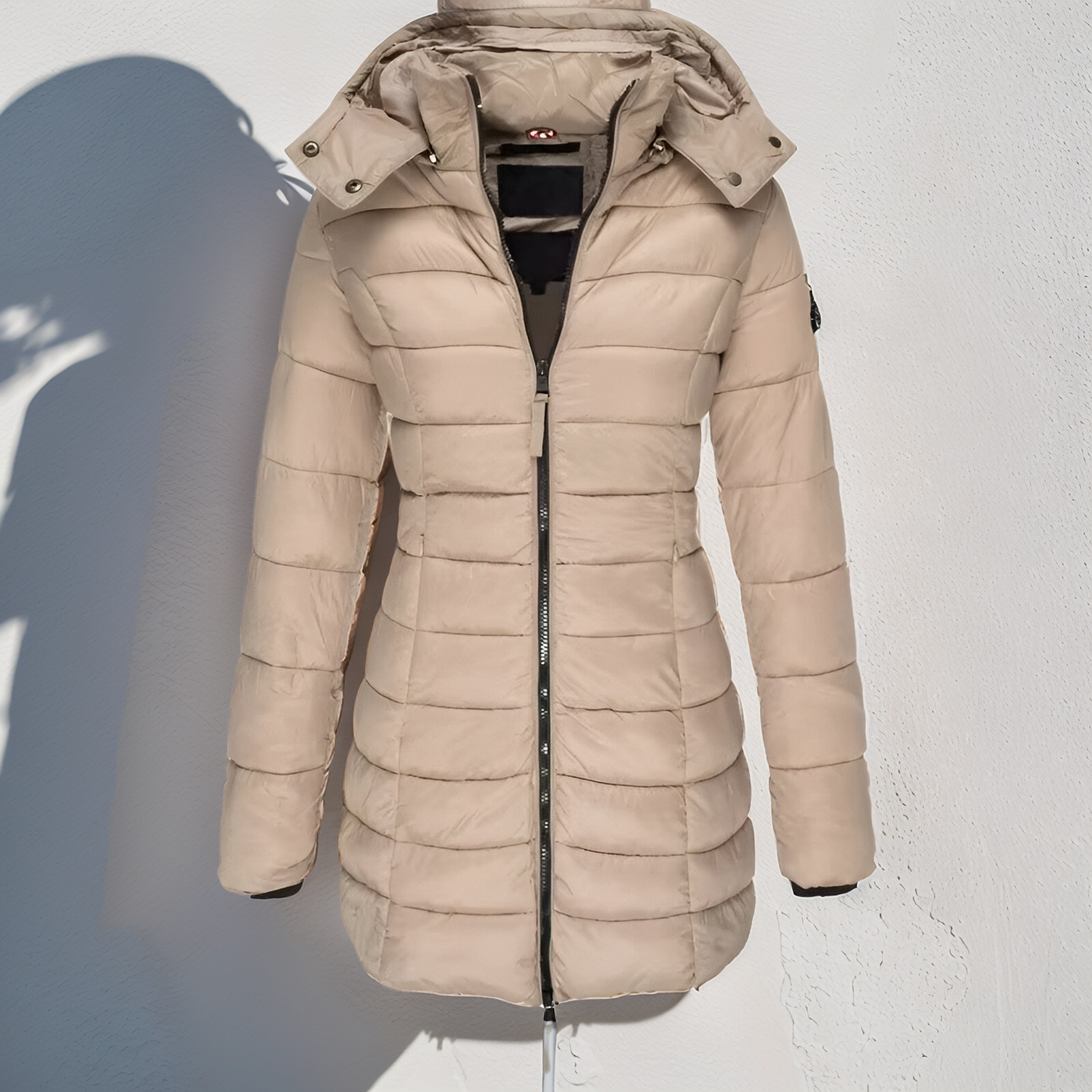 Longline Hooded Puffer Jacket