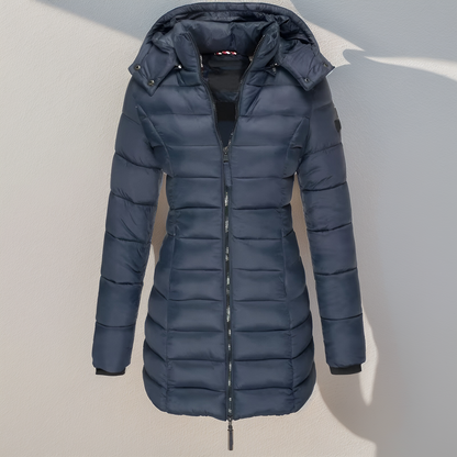 Longline Hooded Puffer Jacket