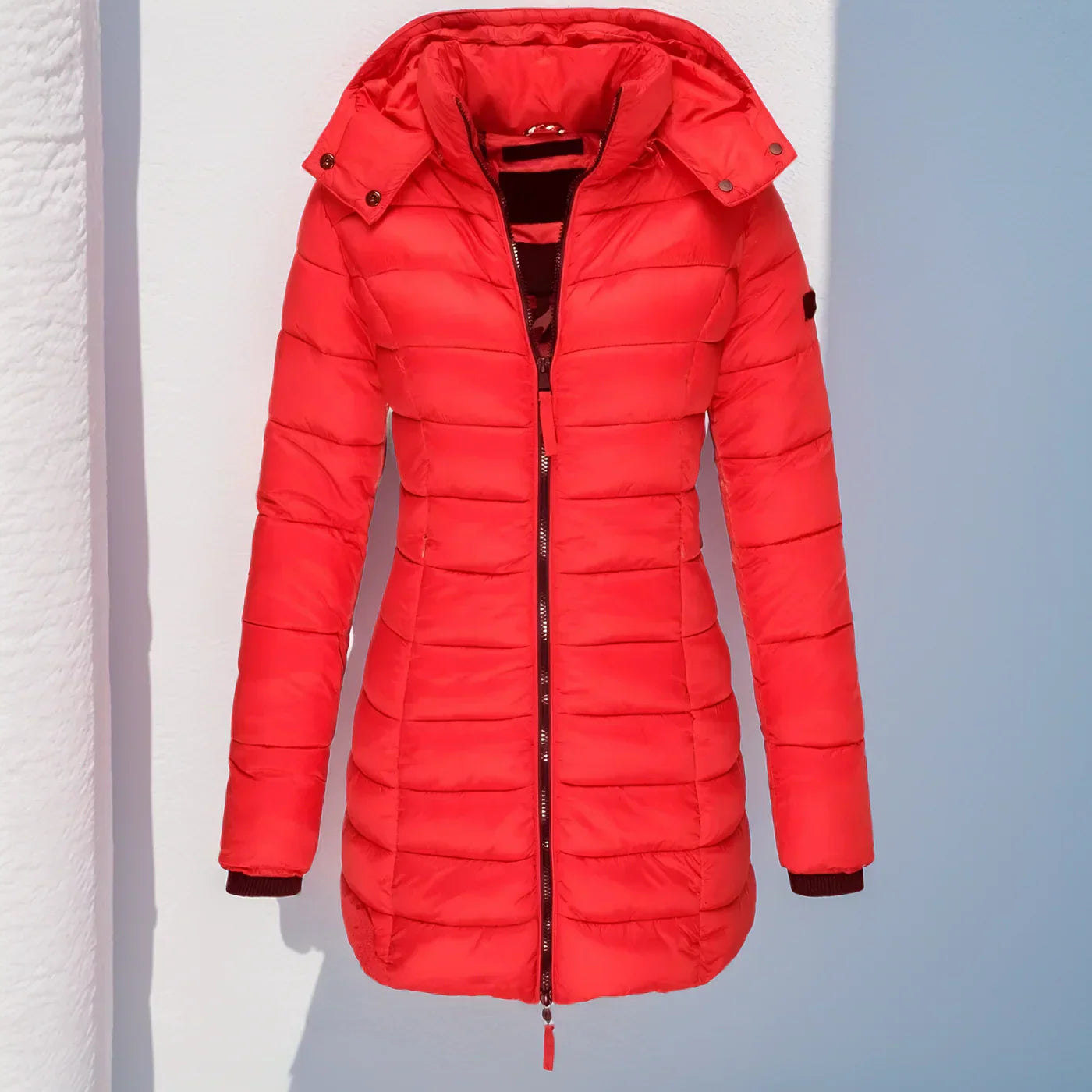 Longline Hooded Puffer Jacket
