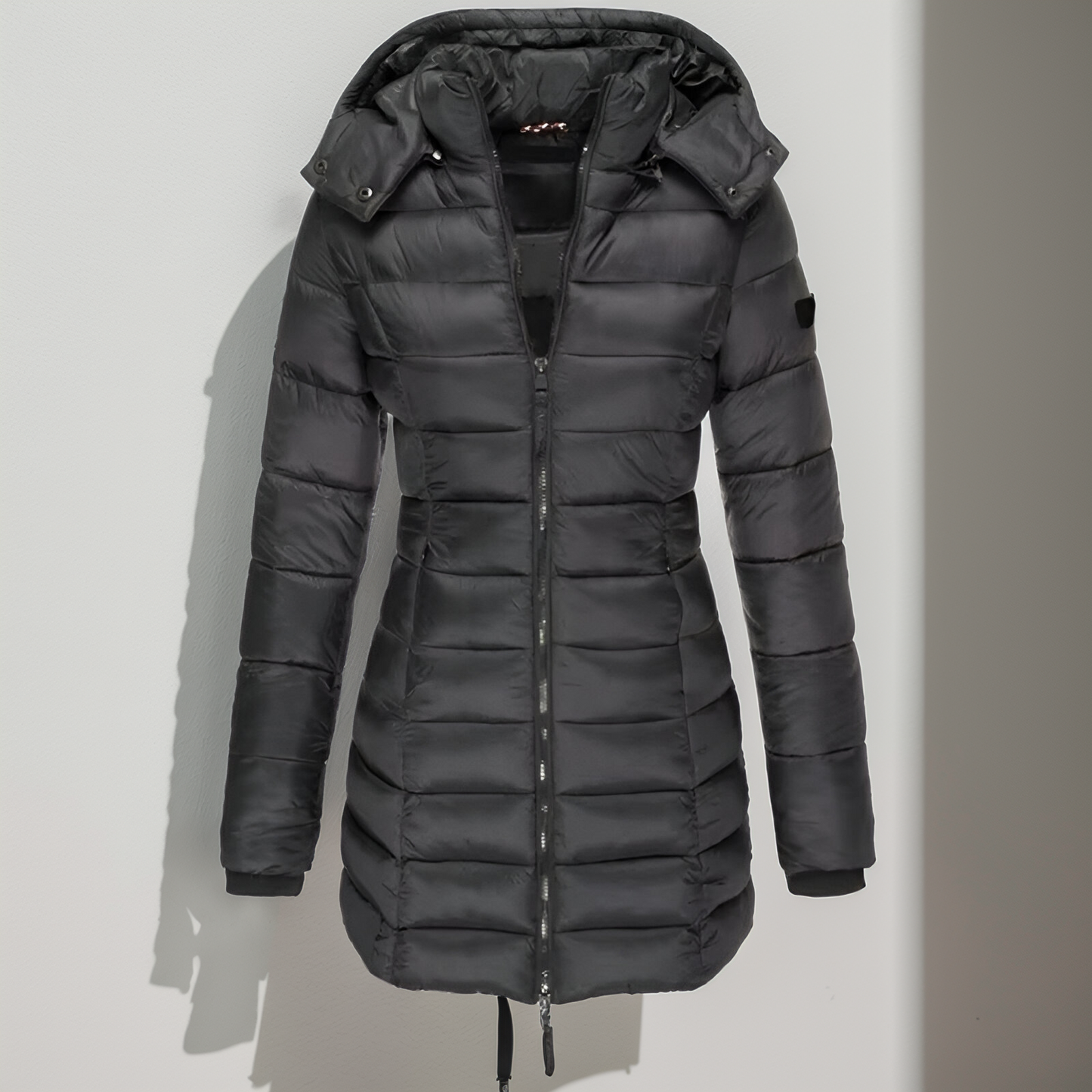 Longline Hooded Puffer Jacket