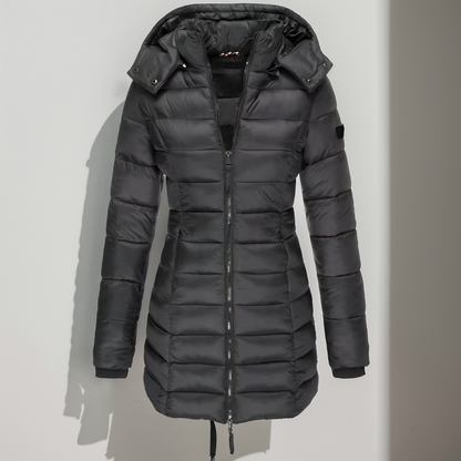 Longline Hooded Puffer Jacket