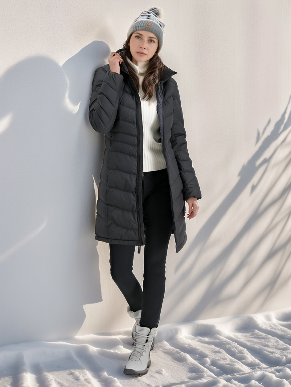 Longline Hooded Puffer Jacket