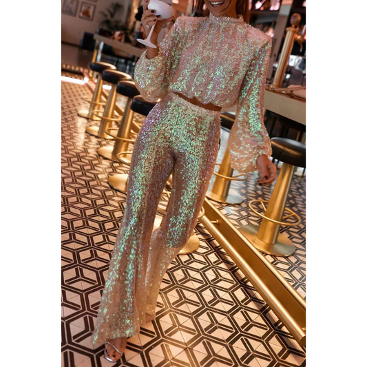 Sequin Two Piece Set