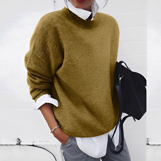 Wool Knit Crewneck Sweater