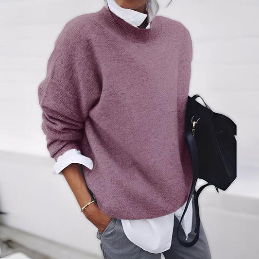 Wool Knit Crewneck Sweater